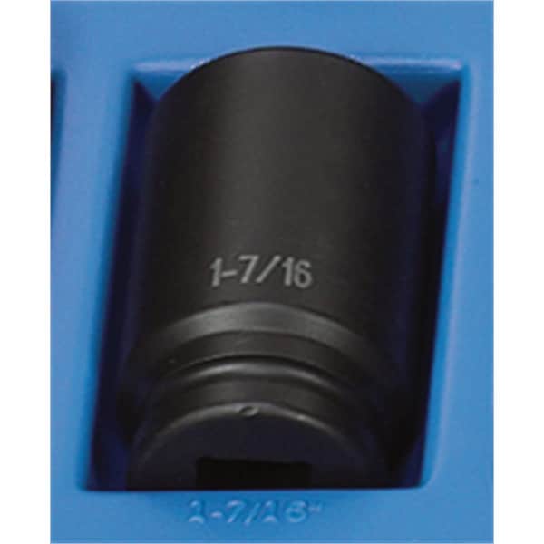 3/4" Drive, 1-7/16" Size, SAE Socket, 6 Points, 1-7/16", 3/4"D, 6pt. D