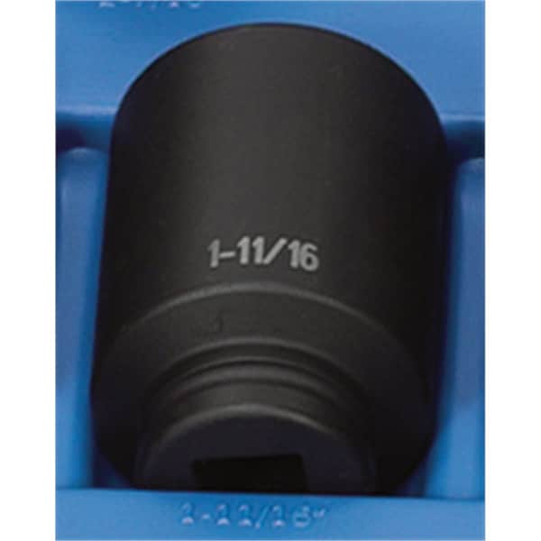 3/4" Drive, 1-11/16" Size, SAE Socket, 6 Points, 1-11/16", 3/4"D, 6pt. D