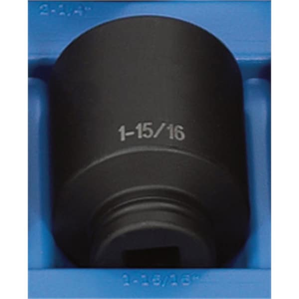 3/4" Drive, 1-15/16" Size, SAE Socket, 6 Points, 1-15/16", 3/4"D, 6pt. D