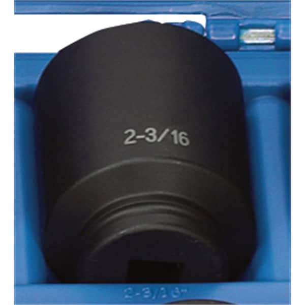 3/4" Drive, 2-3/16" Size, SAE Socket, 6 Points, 2-3/16", 3/4"D, 6pt. D