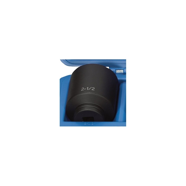 3/4" Drive, 2-1/2" Size, SAE Socket, 6 Points, 2-1/2", 3/4"D, 6pt. D