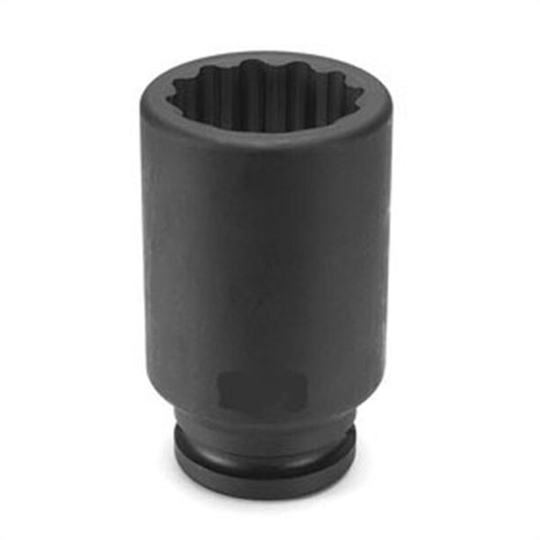 3/4" Drive, 15/16" Size, SAE Socket, 12 Points, 15/16", 3/4D 12pt., D, Blk