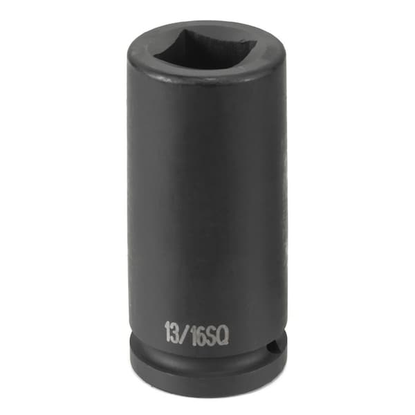 3/4" Drive, 13/16" Size, SAE Socket, 4 Points, 3/4"D, 13/16", D Square, 4pt.