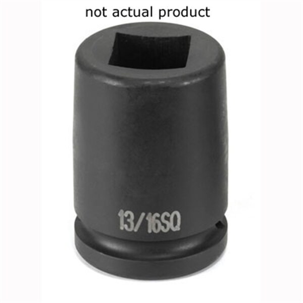 3/4" Drive, 17mm Size, Metric Socket, 4 Points