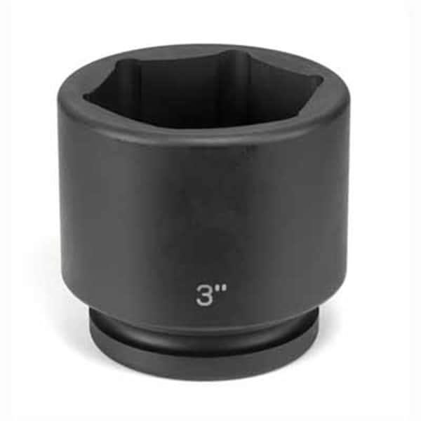 1" Drive, 3/4 Size, SAE Socket, 6 Points, 3/4", 1"D, Impact , Blk