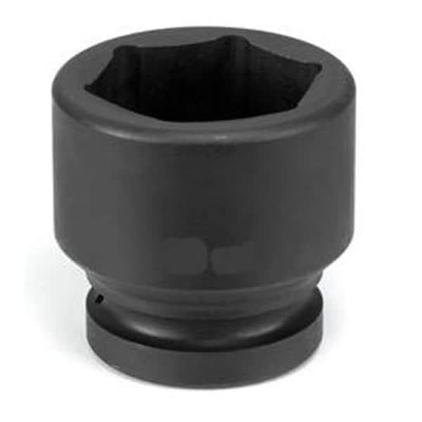 1" Drive, 27mm Size, Metric Socket, 6 Points, 27mm, 1"D, Impact, Blk