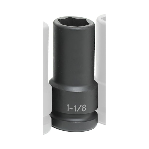 1" Drive, 1-1/8" Size, 6 pt., SAE Socket, 6 Points