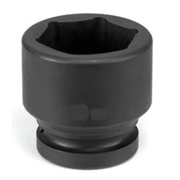 1" Drive, 1-1/4" Size, SAE Socket, 6 Points, 1-1/4", 1"D, Impact, Blk