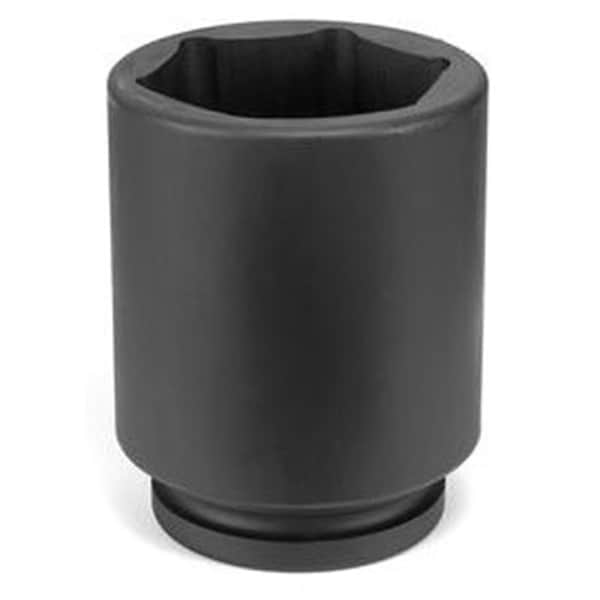 1" Drive, 41mm Size, Metric Socket, 6 Points, 41mm, 1"D, Impact, D, Blk