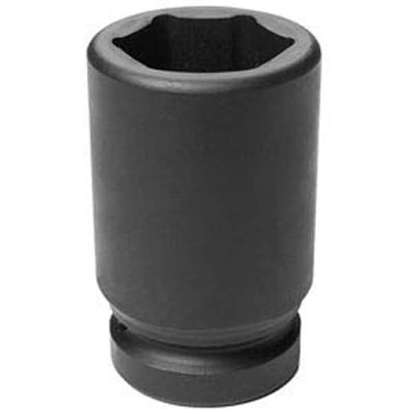 1" Drive, 1-1/2" Size, SAE Socket, 6 Points, 1-1/2", 1"D, Impact, D