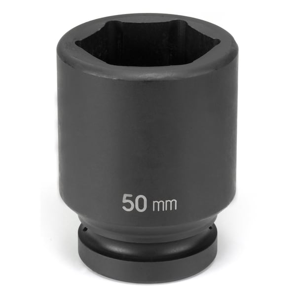 1" Drive, 50mm Size, Metric Socket, 6 Points