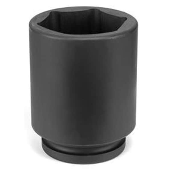 1" Drive, 1-3/4" Size, SAE Socket, 6 Points, 1-3/4", 1"D, Impact, D, Blk