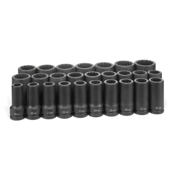 Duo-Socket, 1/4"Dx8mm, Standard, GRE8126MD