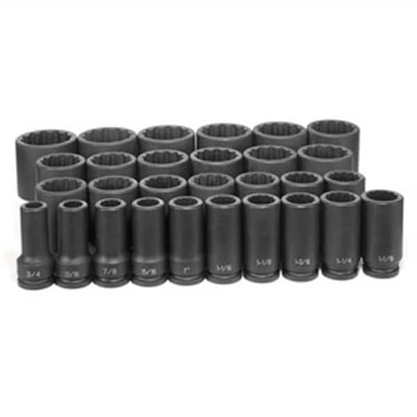 Duo-Socket, 1/4"Dx10mm, Standard, GRE8129D