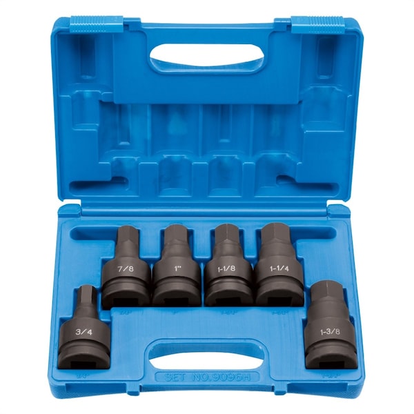 Hex Set, 1"D, 6pcs., 9096H