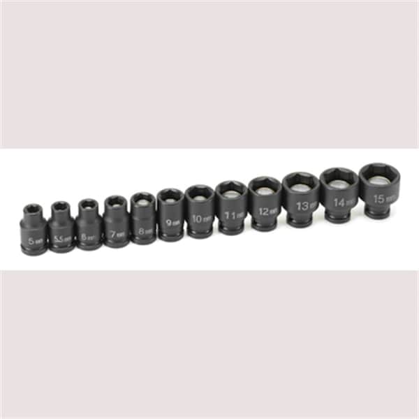 1/4"DR 12PC METR MAG