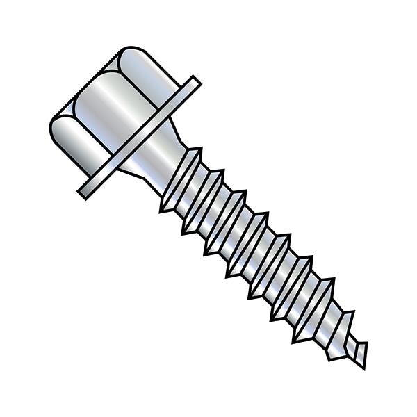 #9-15 x 1/2 in , Steel Plain Finish, 1500 PK
