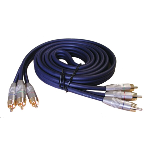 RCA Audio/Video Cable, 3 Wire Assembly