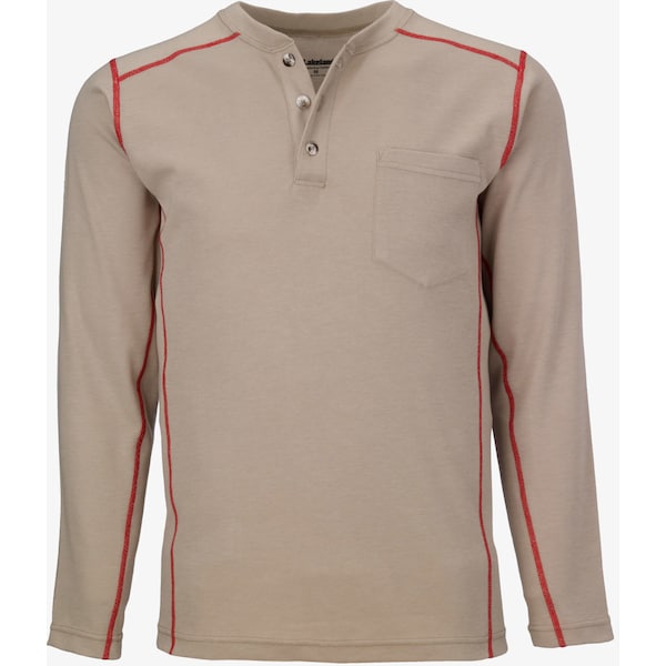 High Performance FR Henley, Khaki, 2X