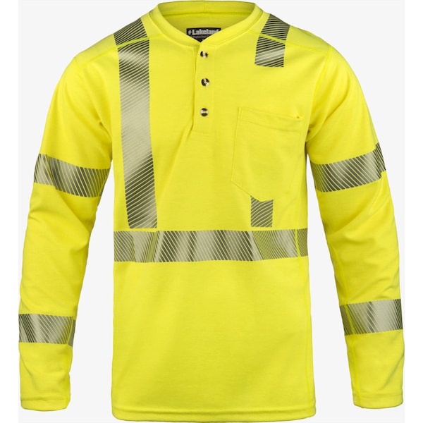 High Performance FR Henley, Hi-Vis, 2X