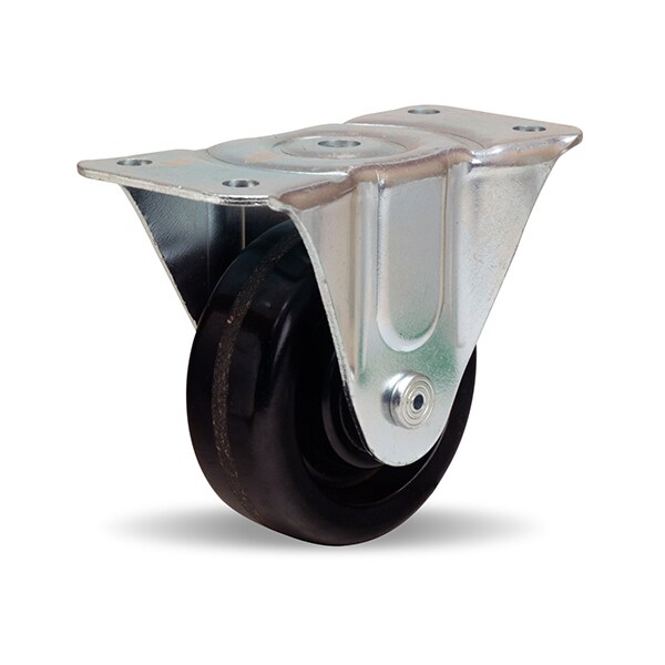Rigid Caster, 200 4X1-1/2 Plastex