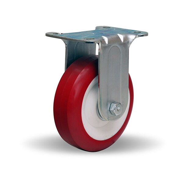 Rigid Caster, 300 4X1-3/8 Poly-Tech