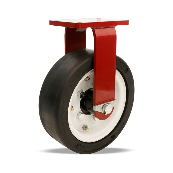 Rigid Caster, 7500 14 Solid Pneumatic