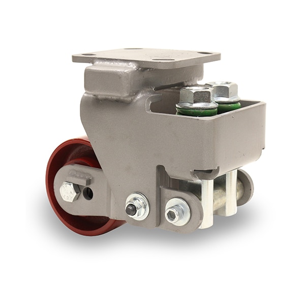Caster, Rigid, Aezfwh, 4 x 2, Metal