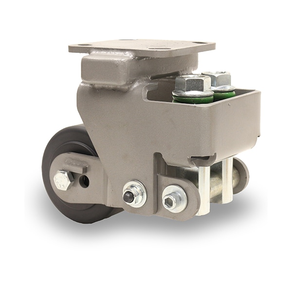 Caster, Rigid, Aezfwh, 4 x 2, Nylast
