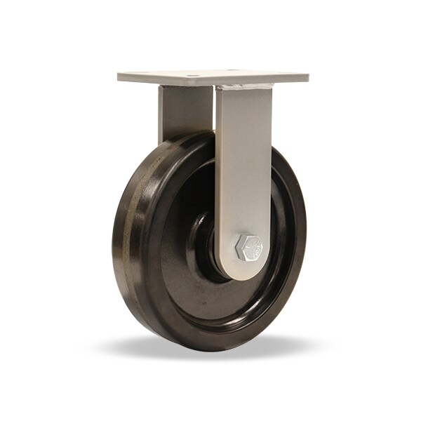 Rigid Caster, Ch 10X2-1/2 Plastex