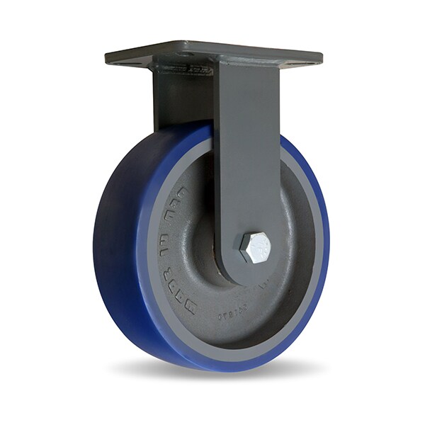 Rigid Caster, Ch 10X3 Poly-Soft