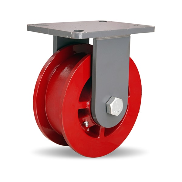 Rigid Caster, Ch 6X3-1/4 Ft Wheel