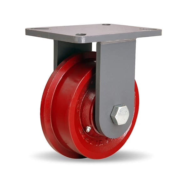 Rigid Caster, Ch 6-1/8X2-1/4 Ft Wheel