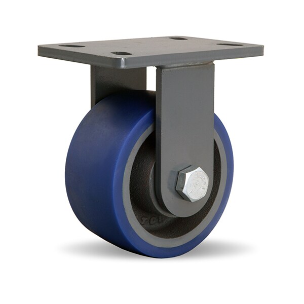 Rigid Caster, Es 6X3 Poly-Soft