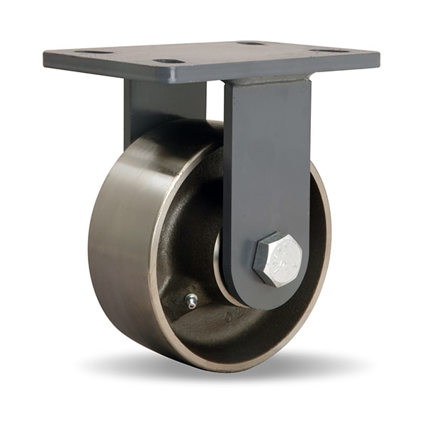 Rigid Caster, Es 6X2-1/2 Forged Steel
