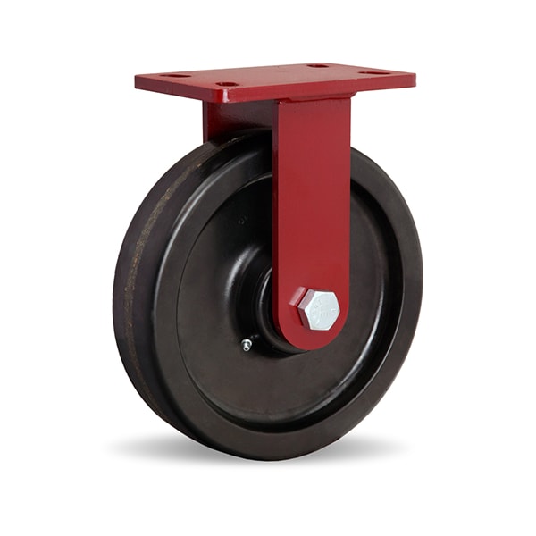 Rigid Caster, Fm 10X2-1/2 Plastex