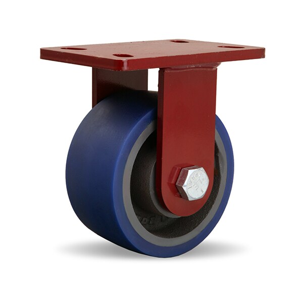 Rigid Caster, Fm 6X3 Poly-Soft