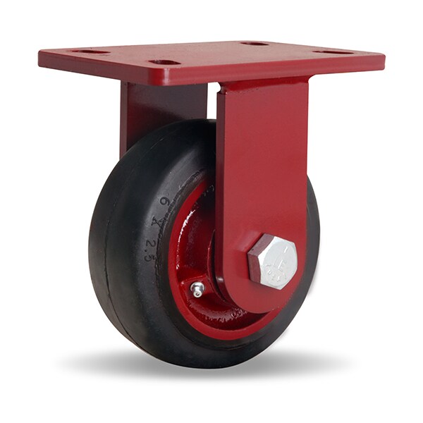 Rigid Caster, Fm 6X2-1/2 Mort