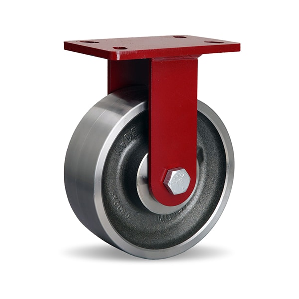 Rigid Caster, Fm 8X3 Forged Steel