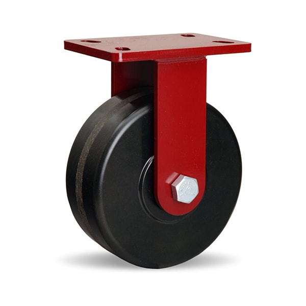 Rigid Caster, Fm 8X3 Plastex