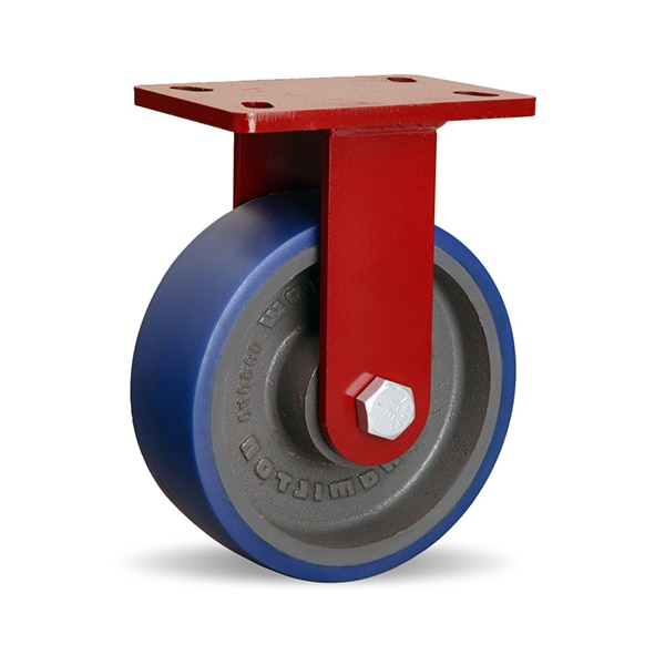 Rigid Caster, Fm 8X3 Poly-Soft