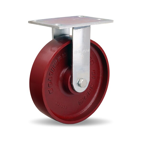 Rigid Caster, Gs 8X2 Metal Bb