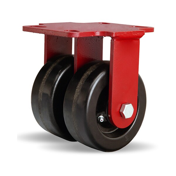 Rigid Caster, Hs2 5X2 Plastex