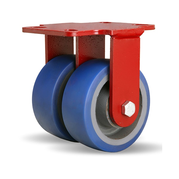 Rigid Caster, Hs2 5X2 Poly-Soft