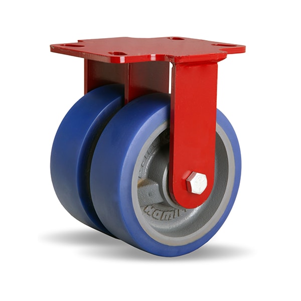 Rigid Caster, Hs2 6X2 Poly-Soft