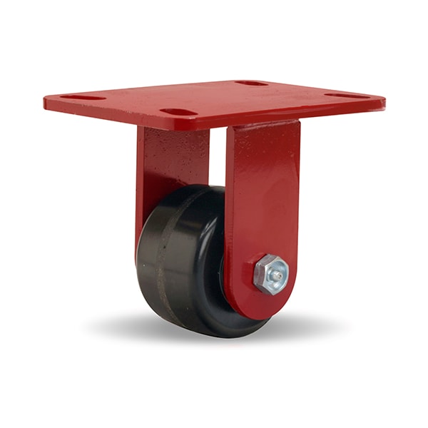Rigid Caster, Hs 3-1/4X2 Plastex