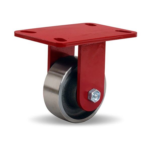 Rigid Caster, Hs 4X1-1/2 Forged Whl