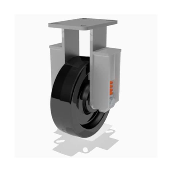 Rigid Spring, Loaded Ch 10X2-1/2 Plastex