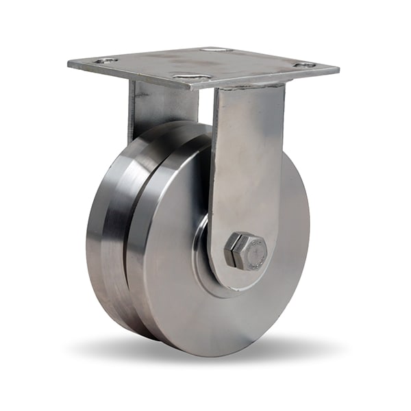 Rigid Sta, 5X2 Ss V-Grooved, w/Del