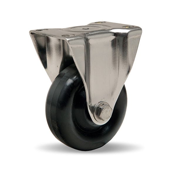 Rigid Caster, Stl 3-1/2X1-3/8 Aqualite